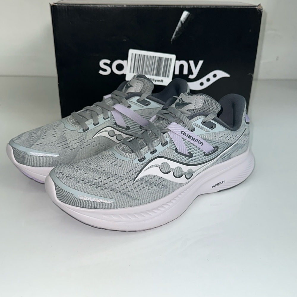 Saucony Women's Running Shoes in Gray and Light Purple